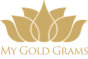 My Gold Grams Logo - Lotus Flower